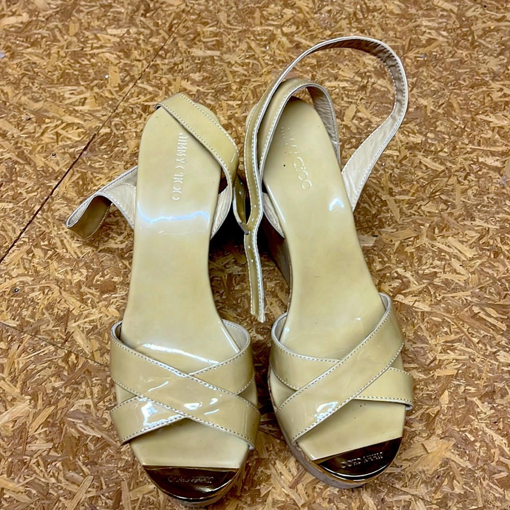 Jimmy choo ankle strap sandals.
